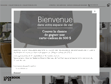 Tablet Screenshot of lagaleriedumeuble.com